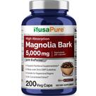 Suplemento Nusa Pure Magnolia Bark - 5000mg - 200 Cápsulas Veganas