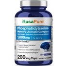 Suplemento Nusa Pure Phosphatidylserine Memory 1000 mg 200 cápsulas
