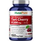Suplemento Nusa Pure Tart Cherry 57.200 mg 150 cápsulas veganas