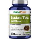 Suplemento NusaPure Essiac Tea 1350 mg 180 cápsulas vegetarianas