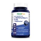 Suplemento NusaPure L Metilfolato 15 mg 120 cápsulas vegetais