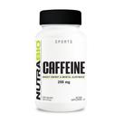 Suplemento NutraBio em cápsulas de cafeína 100% pura (250 cápsulas)