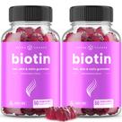 Suplemento NutraChamps, gomas de biotina sem açúcar, 10.000 mcg, pacote com 2