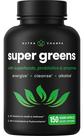 Suplemento NutraChamps Organic Super Greens 150 cápsulas