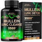 Suplemento NUTRAHARMONY Extrato de folha de verbasco 3500 mg de desintoxicação pulmonar