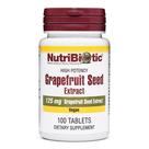 Suplemento NutriBiotic: extrato de semente de toranja 125 mg 100 comprimidos
