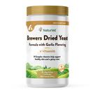 Suplemento nutricional animal NaturVet Brewers, fermento seco, alho, 454g