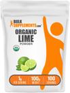 Suplemento nutricional BulkSupplements Organic Lime Powder 100g Suplemento nutricional BulkSupplements Organic Lime Powder 100g
