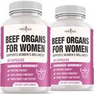 Suplemento nutricional NEW AGE Beef Organ para mulheres 120 cápsulas