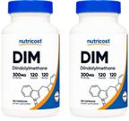 Suplemento nutricional Nutricost DIM 300mg 120 cápsulas 2 frascos