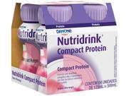 Suplemento Nutricional Nutridrink Compact Protein - Morango Integral 125ml cada 4 Unidades