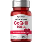Suplemento nutricional Piping Rock CoQ10 100mg 120 Cápsulas Gelatinosas