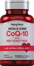 Suplemento nutricional Piping Rock CoQ10 Red Yeast Rice 100 cápsulas