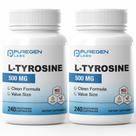 Suplemento Nutricional Puregen Labs L-Tirosina 500 mg 480 Cápsulas Vegetales Suplemento Nutricional Puregen Labs L-Tirosina 500 mg 480 Cápsulas Vegetales