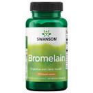 Suplemento Nutricional Swanson Bromelina 1200 GDU 500 mg 60 Cápsulas Vegetais