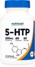 Suplemento Nutricost 5-HTP 200mg - 60 Cápsulas Vegetarianas