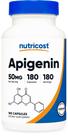 Suplemento Nutricost Apigenin 50 mg 180 cápsulas veganas