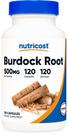 Suplemento Nutricost Bardock Root 500mg 120 cápsulas