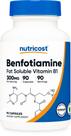 Suplemento Nutricost Benfotiamina 300mg 90 cápsulas
