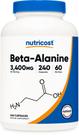 Suplemento Nutricost Beta-Alanina em cápsulas 3400 mg 240 cápsulas
