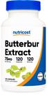 Suplemento Nutricost Butterbur Extract 75mg 120 cápsulas
