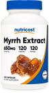 Suplemento Nutricost: Cápsulas de extrato de mirra, 650 mg, 120 unidades Suplemento Nutricost: Cápsulas de extrato de mirra, 650 mg, 120 unidades