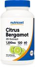 Suplemento Nutricost Citrus Bergamota 1,2 g 120 cápsulas