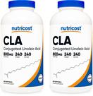 Suplemento Nutricost CLA (ácido linoléico conjugado) 2.400 mg