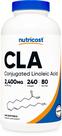 Suplemento Nutricost CLA (ácido linoléico conjugado) 2,4g 240 cápsulas gelatinosas