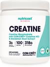 Suplemento Nutricost Creatina monohidratada em pó 300g