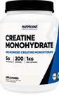 Suplemento Nutricost Creatina Monohidratada Micronizada 1kg