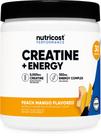 Suplemento Nutricost Creatine + Energy 30 porções de pêssego e manga Suplemento Nutricost Creatine + Energy 30 porções de pêssego e manga