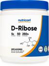 Suplemento Nutricost D-Ribose em pó 250g 100% puro