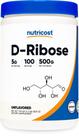 Suplemento Nutricost D-Ribose em Pó - 500g (5000mg/porção)
