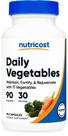 Suplemento Nutricost Daily Vegetables 90 cápsulas