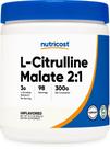 Suplemento Nutricost de malato de L-citrulina (2:1) em pó 300g