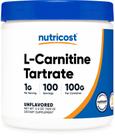 Suplemento Nutricost de tartarato de L-carnitina em pó 100g