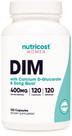 Suplemento Nutricost Diindolilmetano DIM 400mg 120 cápsulas