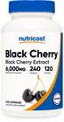 Suplemento Nutricost Extrato de Cereja Preta 6000mg 240 Cápsulas