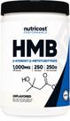 Suplemento Nutricost HMB em Pó - 250g (1000mg por Porção)