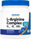 Suplemento Nutricost L-Arginine Complex Blue Raspberry 60 Serv
