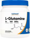 Suplemento Nutricost L-Glutamina em Pó 500g - Sem Sabor