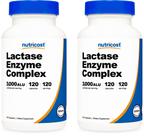 Suplemento Nutricost Lactase Enzyme Complex 3.000 FCC ALU 120 cápsulas