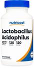 Suplemento Nutricost Lactobacillus Acidophilus 10B CFU 120 cápsulas Suplemento Nutricost Lactobacillus Acidophilus 10B CFU 120 cápsulas