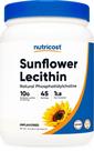 Suplemento Nutricost Lecitina de Girassol 454g - Fosfatidilcolina