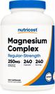 Suplemento Nutricost Magnesium Complex 250mg 240 cápsulas