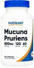 Suplemento Nutricost Mucuna Pruriens 400 mg 120 cápsulas