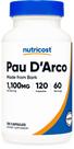 Suplemento Nutricost PAU D'Arco Inner Bark 1100 mg 120 cápsulas
