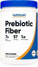 Suplemento Nutricost Prebiotic Fiber 454g vegano sem glúten