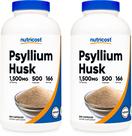 Suplemento Nutricost Psyllium Husk 1500 mg 500 cápsulas x2